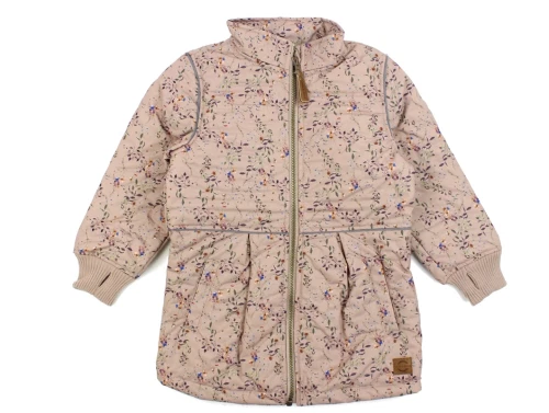 Mikk-line nougat termojakke blomster